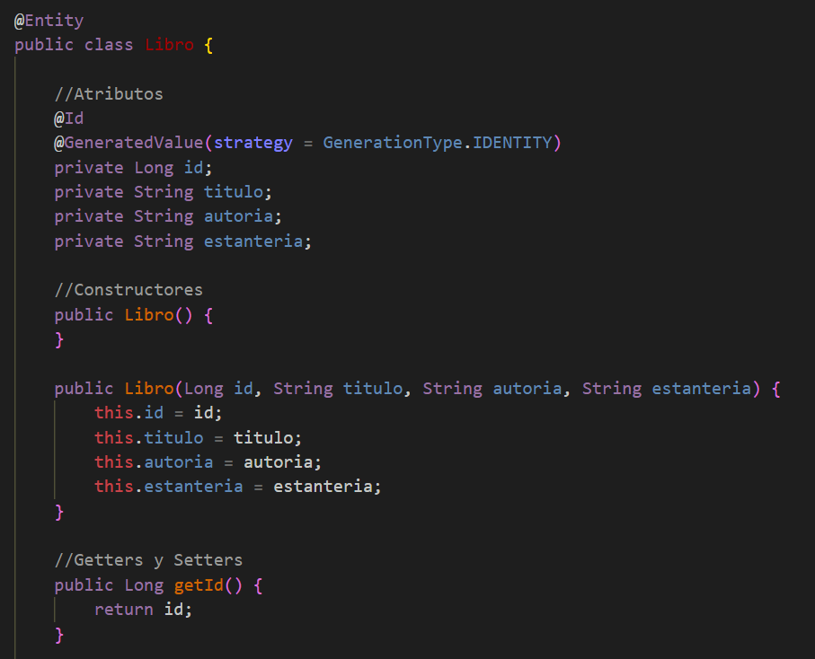 libro-java captura de pantalla del código